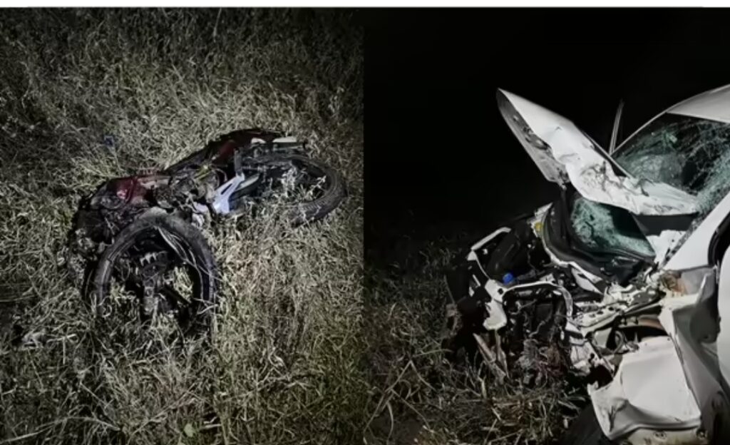 Dois jovens morrem após acidente envolvendo motocicleta e carro na BR-324, trecho da cidade de Riachão do Jacuípe