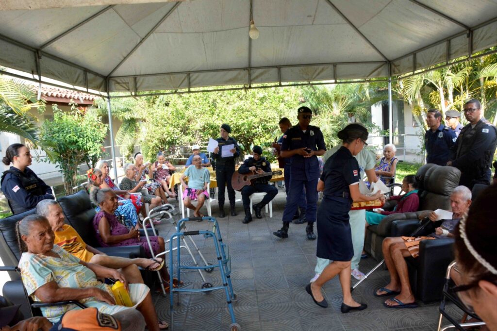 Guarda Municipal leva alegria e solidariedade ao Lar do Irmão Velho