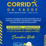 Farmácia Brito lança 1ª Edição da Corrida da Saúde em prol do bem-estar
