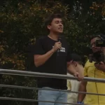 Nikolas chama Rodrigo Pacheco de “covarde” durante ato de 7/9