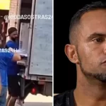 Goleiro Bruno é visto trabalhando como entregador de móveis