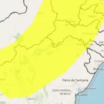 Bahia tem alerta de vendaval, baixa umidade do ar e cidades entre mais frias