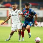 Bahia joga mal e perde para o Flamengo na Arena Fonte Nova