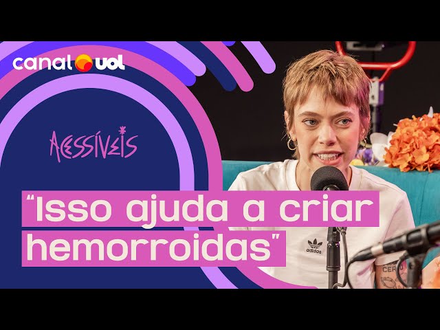 Sentar por muito tempo no vaso causa hemorroida? Mari Krüger responde