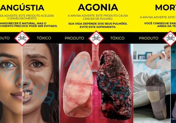 Anvisa apresenta novas imagens contra fumo em embalagens de cigarros
