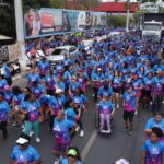 Caminhada do Amor invadiu a avenida Fraga Maia com leveza e conscientização