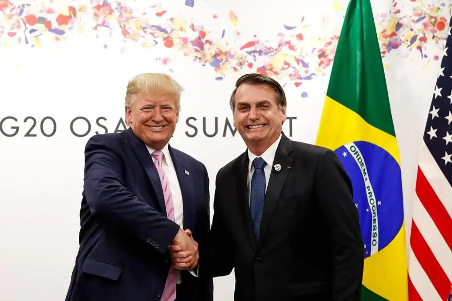 ‘Volta de Trump é a certeza de um mundo melhor’, afirma Bolsonaro