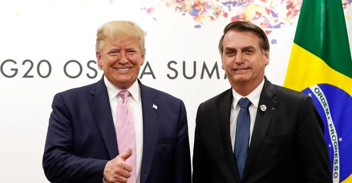 Por mensagem, Bolsonaro parabeniza Trump: ‘O choro pode durar, mas a alegria vem’