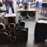 Polícia Militar faz a apreensão de som automotivo em Feira de Santana