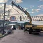 Novo pórtico de sinalização reforça segurança no Complexo de Viadutos Dr. Miraldo Gomes