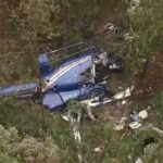 Helicóptero com 4 pessoas a bordo cai em Caieiras (SP)