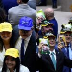 ‘Guerra dos bonés’ entre governo e oposição marca retorno dos trabalhos no Congresso