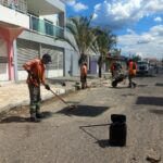 Prefeitura de Feira intensifica reparo em pavimentação asfáltica de ruas e avenidas