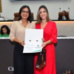 Lorena Peixoto, presidente da OAB Feira, é homenageada na Câmara de Vereadores