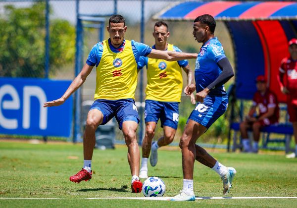 Bahia finaliza preparação para a estreia diante do Corinthians; veja a provável escalação