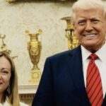 Trump e Meloni discutem acordo comercial entre EUA e União Europeia