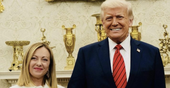 Trump e Meloni discutem acordo comercial entre EUA e União Europeia