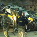 Três policiais rodoviários morrem após acidente em perseguição