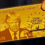 Trump mostra ‘cartão ouro’, que dá direito à cidadania americana por R$ 28 milhões
