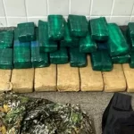 PM apreende 50 kg de maconha após troca de tiros com suspeitos no bairro Queimadinha