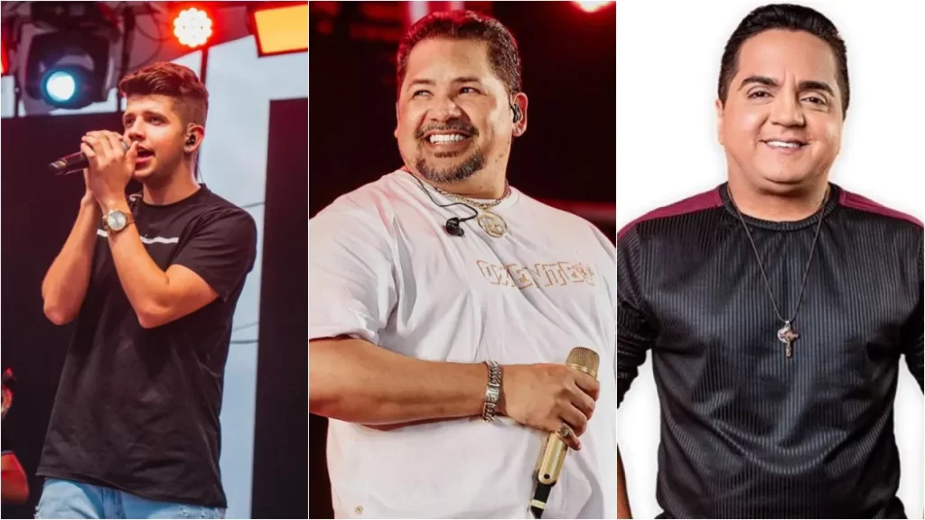 Nadson, Zezo e Lairton prometem muito romantismo no encerramento do São Pedro de Humildes hoje