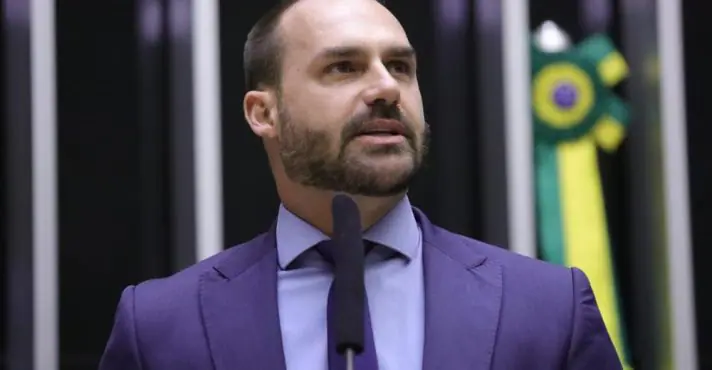 Eduardo Bolsonaro, sobre inquérito no STF: ‘Objetivo é me tirar das eleições de 2026’