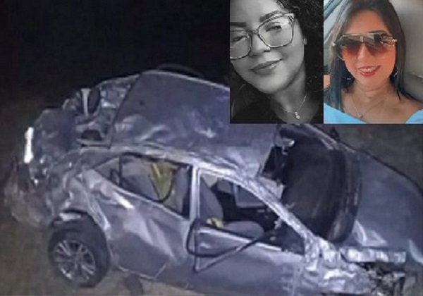 Carro capota e mulheres morrem em grave acidente na BR-030