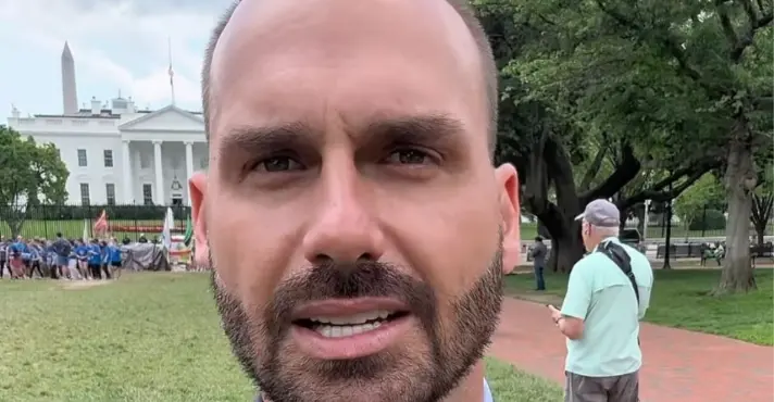 Eduardo Bolsonaro diz que viagem de senadores aos EUA está ‘fadada ao fracasso’