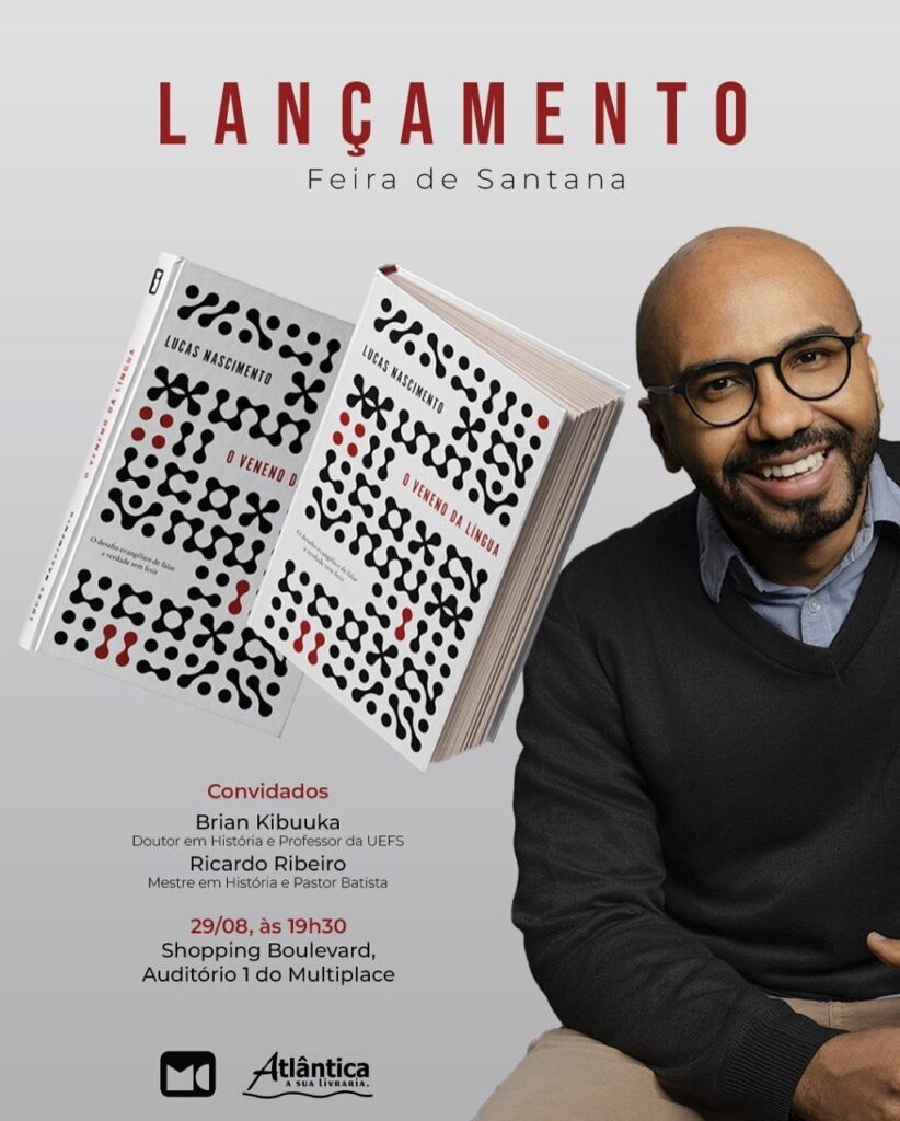 O veneno da língua: livro evangélico é lançado em Feira de Santana