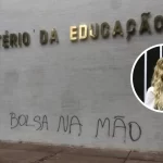 Alvo da PF por pichar prédio do MEC é assessor de Erika Hilton