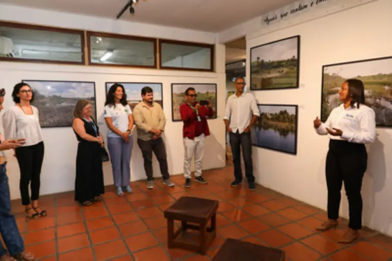 Exposição fotográfica faz alerta para preservação das lagoas e nascentes de Feira de Santana