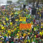 Reaja, Brasil: multidões lotam as ruas em vários Estados