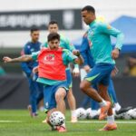 Quase completa, Seleção faz segundo treino em Seul de olho na Coreia