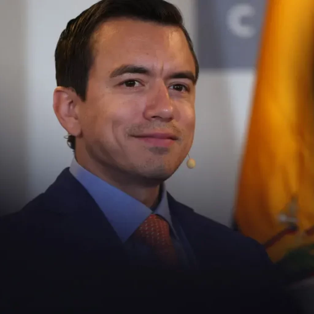 Daniel Noboa, presidente do Equador, é alvo de atentado