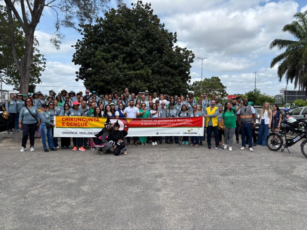 Mobilização chama atenção dos moradores do bairro Cidade Nova para o combate à dengue