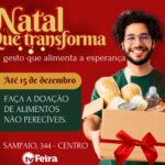 TV Feira lança campanha Natal que Transforma para garantir ceia de famílias carentes