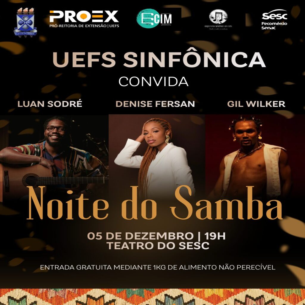 Orquestra da Uefs se apresenta nesta sexta (5), no Teatro do Sesc