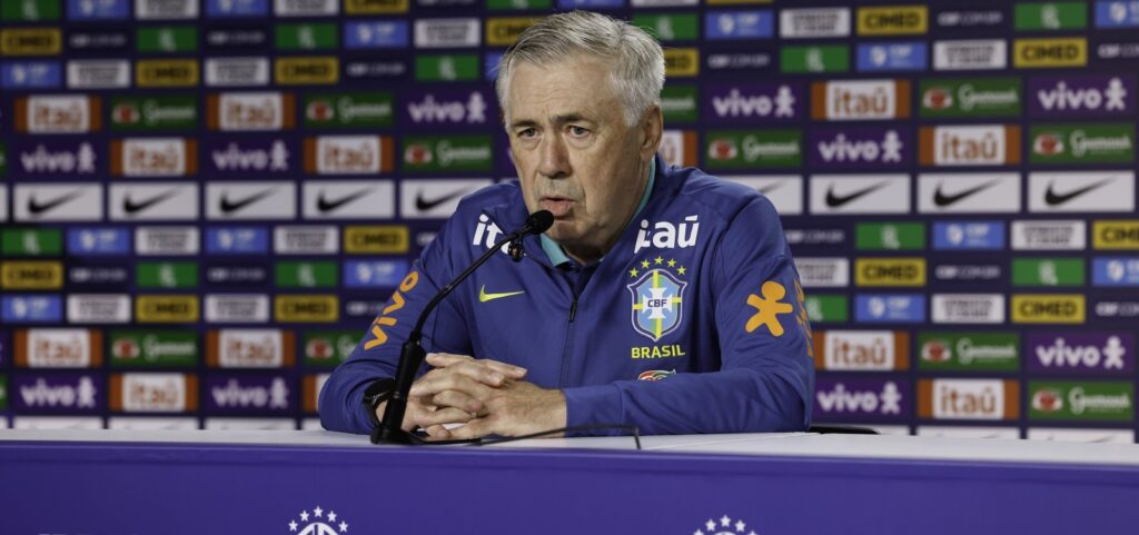Ancelotti diz que Brasil pode vencer todos os jogos da fase de grupos da Copa de 2026