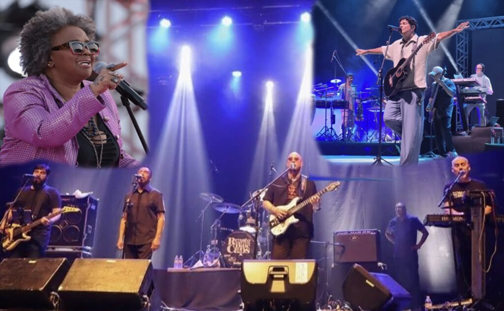 Renato e Seus Blue Caps abrem noite de shows com Sandra de Sá e Jorge Vercillo no Natal Encantado nesta 5ª