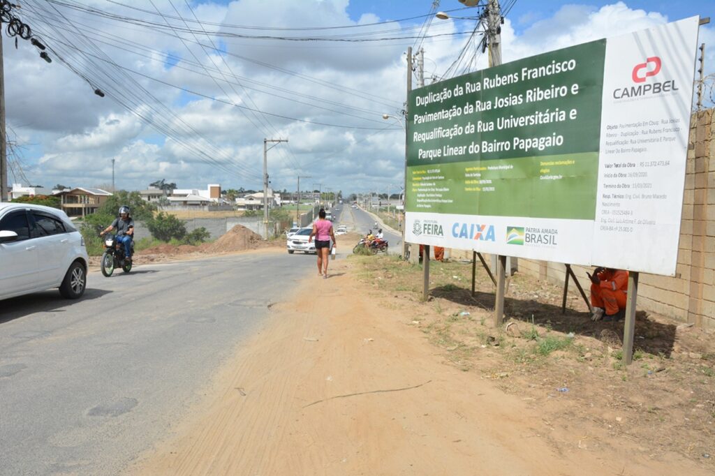 Prefeitura de Feira vai alargar rua Rubens Francisco Dias, no Papagaio