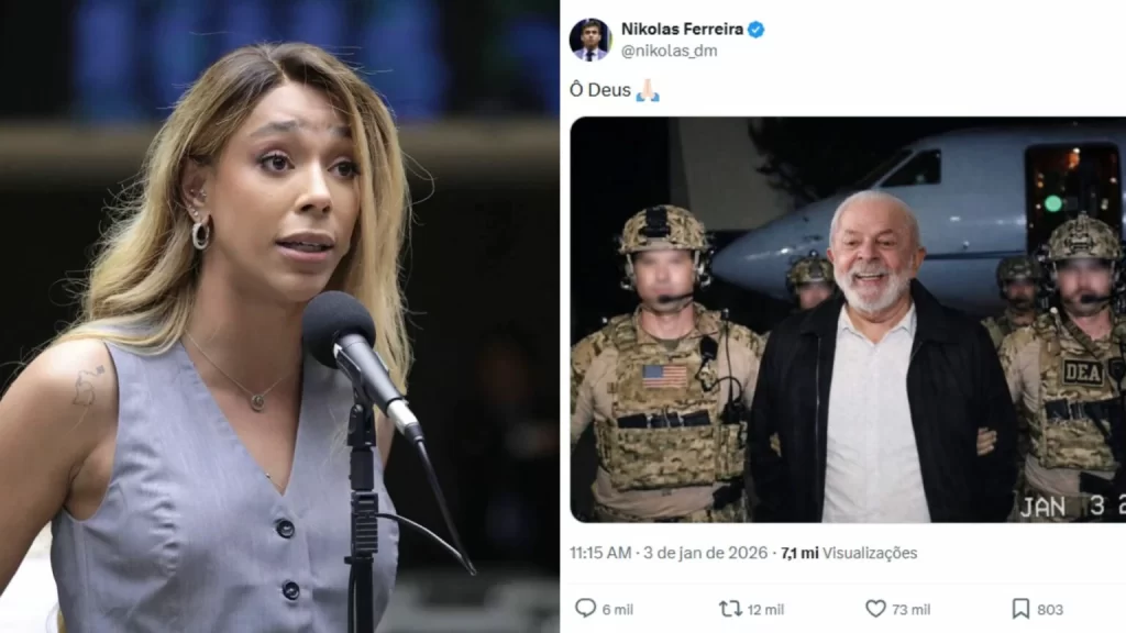 Erika aciona MPF contra Nikolas e Flávio por “apologia ao golpe”