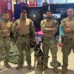 Canil da CORE participa da Expo Segurança 2026 com interação dos cães com o público
