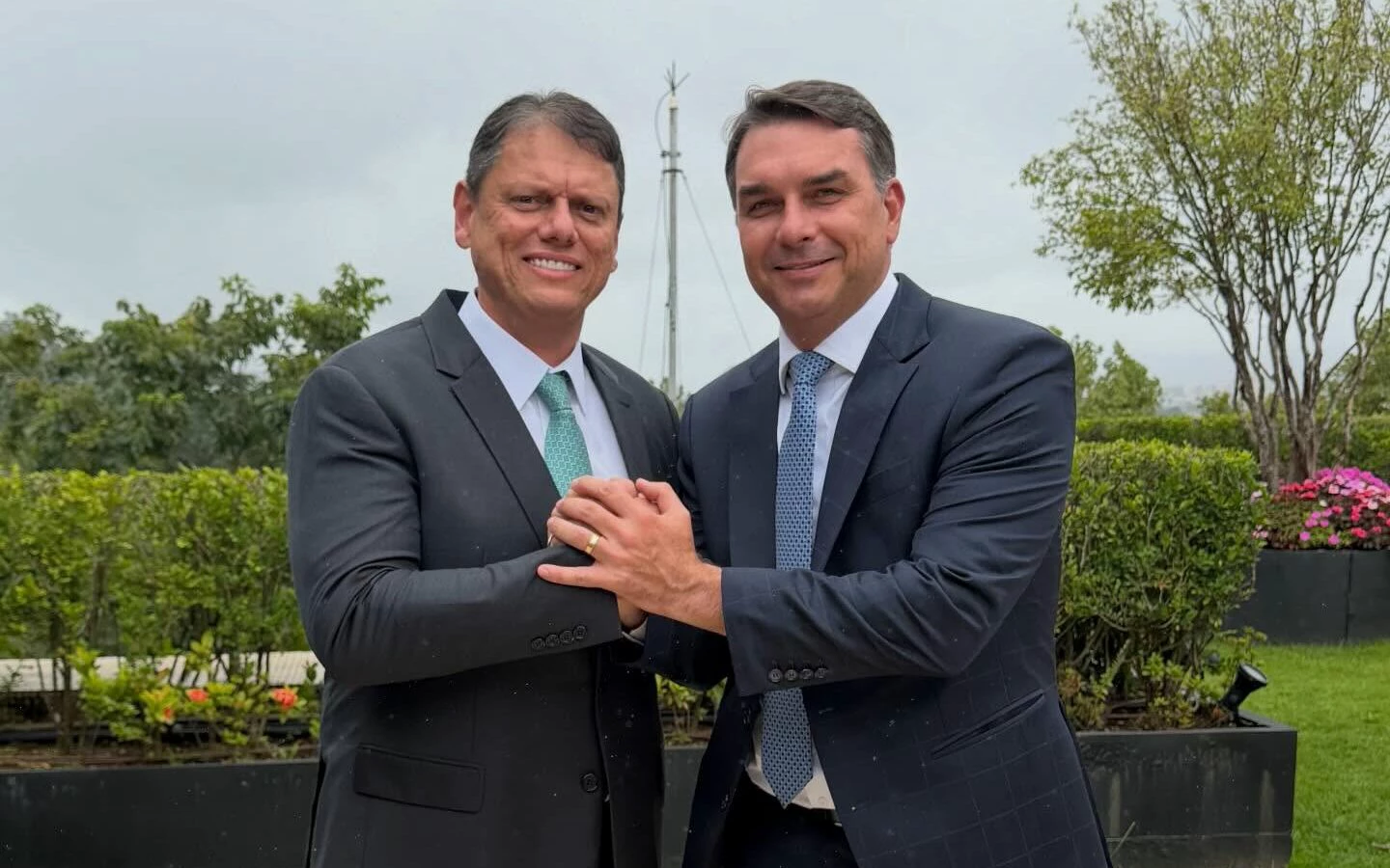 Flávio após reunião com Tarcísio: “Vamos fazer história juntos”