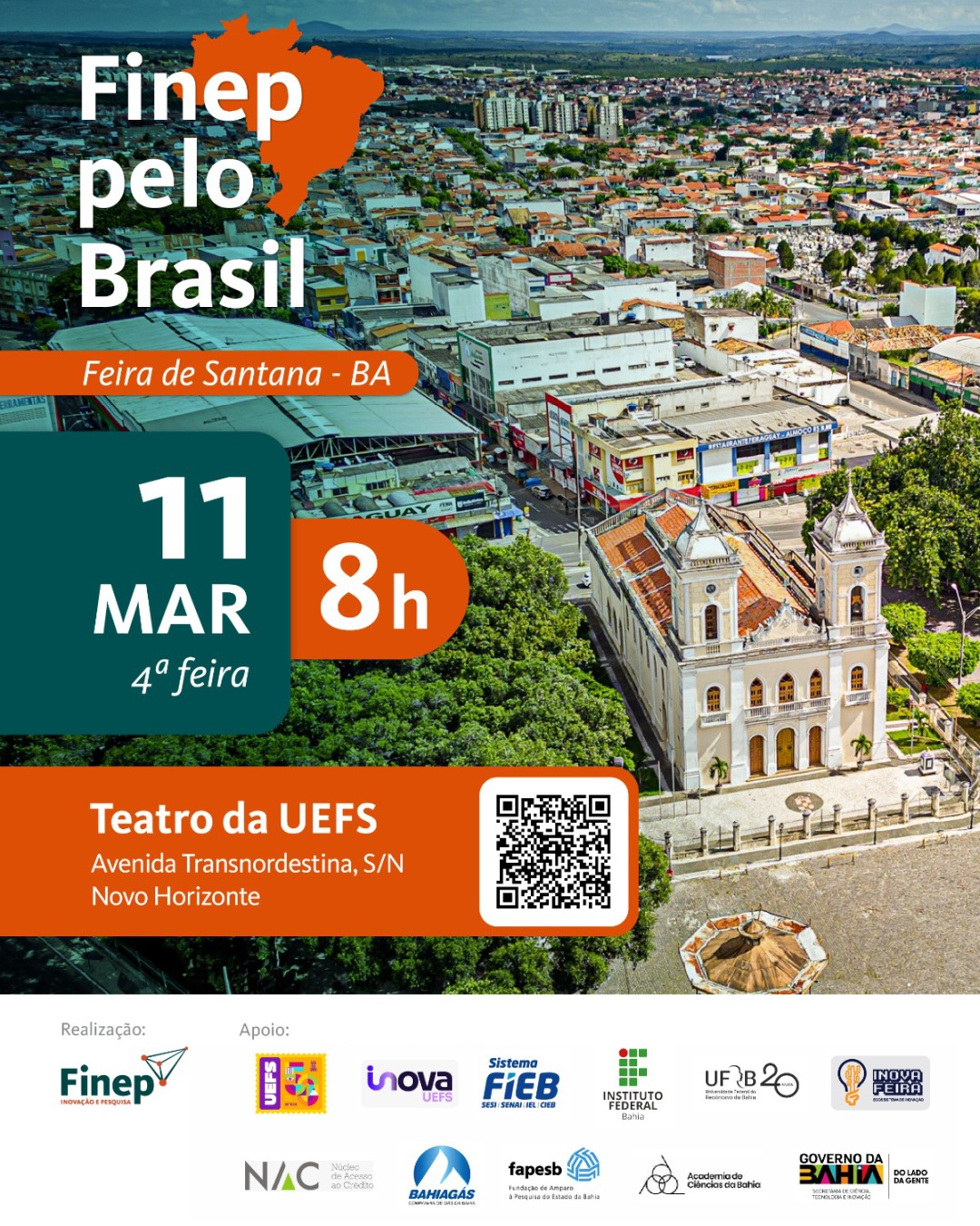 Uefs, Finep e Fieb promovem jornada de inovação e fomento em Feira de Santana