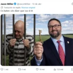 Conselheiro de Trump publica foto prendendo Moraes