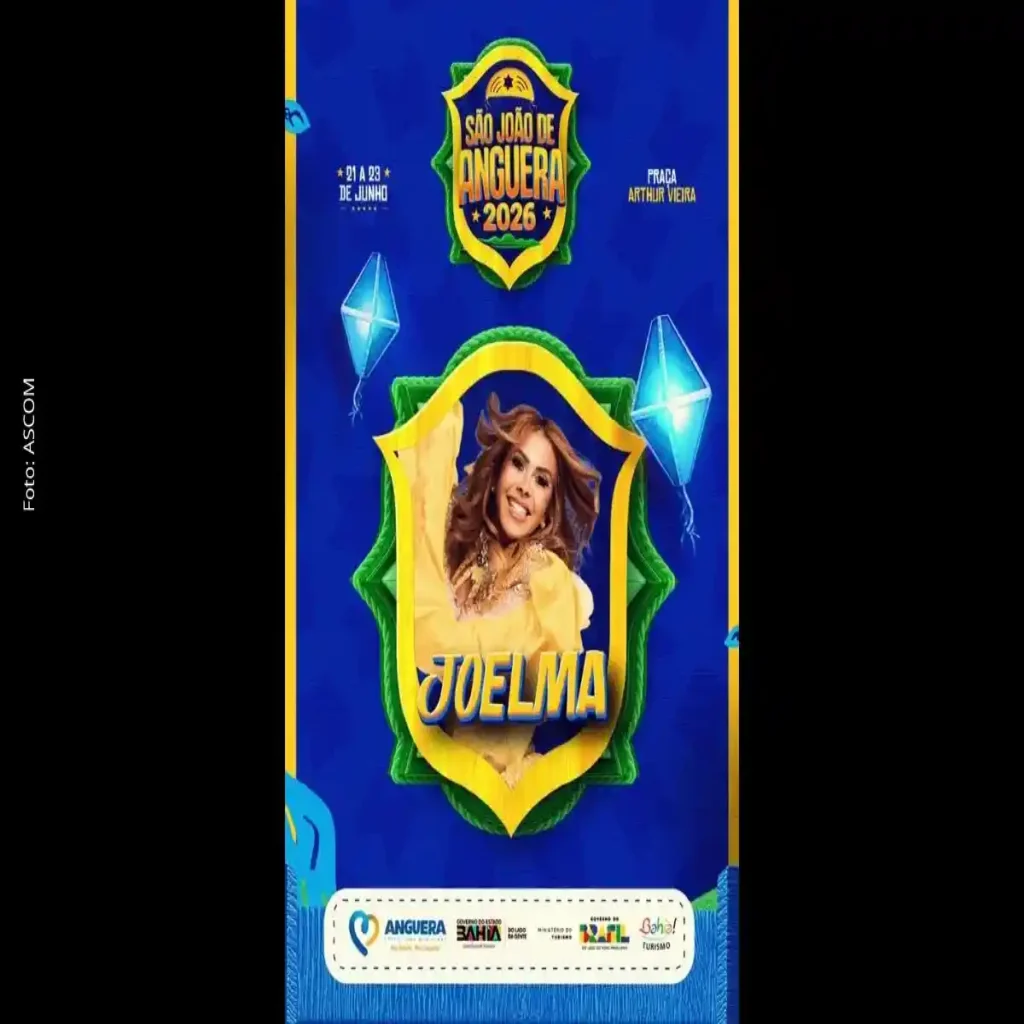 São João 2026 de Anguera começa a ser anunciado e confirma Joelma como primeira atração oficial