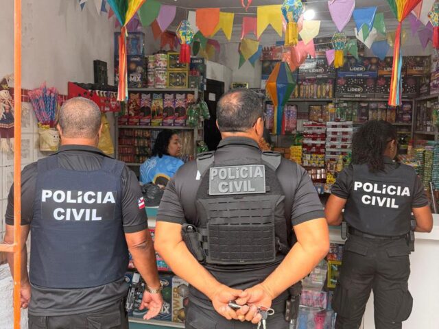 Fogos clandestinos são apreendidos em operação no interior da Bahia