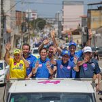 Campanha de ACM Neto ganha as ruas e carreata de 20 km marca passagem por Vitória da Conquista