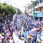 Onda azul toma conta das ruas de Valença em grande caminhada com ACM Neto, Zé Cocá, Coronel e João Roma
