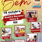 Parque das Mangueiras e Caravana Getsêmani promovem o DIA DE FAZER O BEM neste domingo (18)